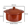 Tontopf Cocotte mit Deckel - ofenfest und hitzebeständig - Produktbild-Vorschau 2