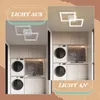 ZMH lampada da soffitto a LED bianca, lampada da soffitto Anteprima dell’immagine prodotto 3