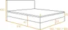 VELAR Boxspringbett mit bettkasten, "CORD 1", 160 cm, Grau Produktbild-Vorschau 6