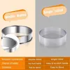 Set mit 6 Gebäckringen aus Edelstahl – 8 cm Tarteringe – Produktbild-Vorschau 3