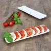 6x Pur Pappteller aus Porzellan 25,7x7,5cm weiß Produktbild-Vorschau 3