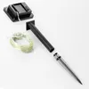 Components of a solar-powered garden light are laid out on a white background. Podgląd zdjęcia produktu