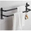 APT AG988 Nástenný vešiak na uteráky 60 cm čierna Náhľad obrázku produktu 5