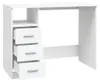 vidaXL Písací stôl so zásuvkami biely 102x50x76 cm z Náhľad obrázku produktu 5