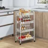 4-stöckiger Küchenwagen, Rollwagen, Servierwagen, Produktbild-Vorschau 8