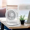 Bezdrôtový stolový ventilátor s nočným svetlom WB17 6,4" Náhľad obrázku produktu 4