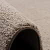 Hochflor Shaggy Läufer Teppich Palace Taupe, Größe:80x240 Produktbild-Vorschau 3