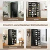 COSTWAY voorraadkast met 4 deuren, 8 legplanken en 16 Productafbeelding-voorbeeld 4