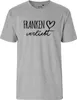 Huuraa Herren T-Shirt Franken verliebt XL Sport Grey Bio Produktbild-Vorschau 2