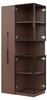Vitrinenschrank 70×38×160 cm mit Ausziehregal – Produktbild-Vorschau 11
