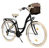 MILORD Damenfahrrad Citybike Komfort Mit Metallkorb Produktbild-Vorschau 1