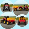 HOMCOM Elektrický detský traktor s funkciou MP3, rýchlosť Náhľad obrázku produktu 9