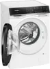 A white Siemens washing machine with the door open, showing the drum. Produktbild-Vorschau