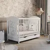 Lit bébé Hugo 60x120 cm avec barrière et tiroir | sans Voir les images du produit 3