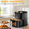 Heißluftfritteuse 4 L mit Sichtfenster | Airfryer mit Produktbild-Vorschau 2