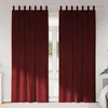 vidaXL Verdunkelungsvorhänge 2 stk. Weinrot 140 x 245 cm Produktbild-Vorschau 2