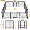 Yaheetech 12-teilig Welpenlaufstall 80 x 80 cm Produktbild-Vorschau 7