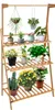 3 Ebenen Blumentreppe Pflanzenregal Blumenregal klappbar Produktbild-Vorschau 5