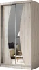 Schwebetürenschrank VOX 120 cm – Kleiderschrank mit Spiegel Produktbild-Vorschau 1