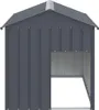 vidaXL Cuccia per cani con tetto antracite 117x153x123cm Anteprima dell’immagine prodotto 3
