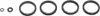 Formula Bremszangen O-Ring Kit, CURA 4 Produktbild-Vorschau 2