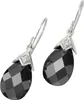 Celesta Silber Ohrringe 925/- Sterling Silber 3,2cm weiß Produktbild-Vorschau 2