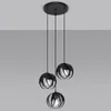 Lampa wisząca TULOS czarna 3xE27x15W metal wym:117x30x30cm Podgląd zdjęcia produktu 12