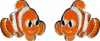 Ohrstecker Clownfish 925 Sterling Silber Produktbild-Vorschau 1