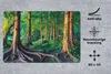 MuchoWow® Schreibtischunterlage Leuchtende Farben im Produktbild-Vorschau 2
