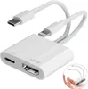 Kabeladapter, Lightning- und Typ-C-Doppelkabel auf HDMI, Produktbild-Vorschau 1
