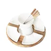 Fondue-Set MOOKA mit drehbarem Boden 27x13 cm Produktbild-Vorschau 2