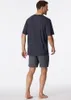 Schiesser heren pyjama, korte mouwen, V-hals - Pyjama set Productafbeelding-voorbeeld 15