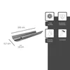 Zambelli Dachrinne Zink halbrund RG 280 Silber Regenrinne Produktbild-Vorschau 2