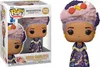 A Funko Pop! figure of Queen Charlotte from Bridgerton, shown both in its packaging and displayed separately. Produktbild-Vorschau