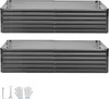 SucceBuy Zestaw 2 metalowych podwyższonych grządek 203 x Podgląd zdjęcia produktu 1