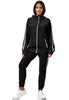 Damen Jogginganzug Freizeitanzug Sportlich 3750 Schwarz L Produktbild-Vorschau 2