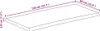 vidaXL Tischplatte mit Baumkante 140x60x3,8 cm Raues Mango Produktbild-Vorschau 7