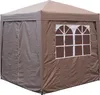 Faltpavillon 2,5 x 2,5 m Braunbeige, 4 Easy-Klett Produktbild-Vorschau 9