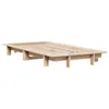 vidaXL Massivholzbett ohne Matratze 75x190 cm Kiefernholz Produktbild-Vorschau 3