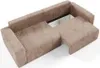 Furnisell Ecksofa L Form Cord Sofa "FANO", Dunkelblau Produktbild-Vorschau 2