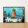 malování podle čísel SpongeBob Ananasový dům 50x40 cm Náhled obrázku produktu 4