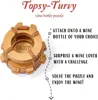 Topsy-Turvy - Puzzle z butelki wina,  Puzzle Potato, drewno Podgląd zdjęcia produktu 4