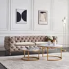 ProximaX Vintage Couchtisch mit goldenen Tischbeinen, Produktbild-Vorschau 12