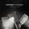 EMKE Duschsystem mitThermostat 38℃ Glasablage Handbrause Produktbild-Vorschau 4