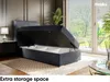 MEBLINI Boxspringbett mit Bettkasten - Gepolstert Produktbild-Vorschau 5