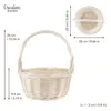 Creative Home Mały Koszyczek Wiklinowy z rączką | 22x22x26 Podgląd zdjęcia produktu 2