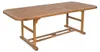 Ausziehbarer Gartentisch aus Akazienholz 100x180–240 cm Produktbild-Vorschau 8
