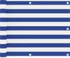 "2026 Modern" Balkónová zástena biela a modrá 75x400 cm Náhľad obrázku produktu 2