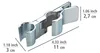 WENKO Brausegleiter Mod. Metall Chrom, zum Klemmen Produktbild-Vorschau 4