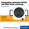 Exquisit Kochplatte KP 3101 we | Massekochfeld | 1 Platte | Produktbild-Vorschau 2